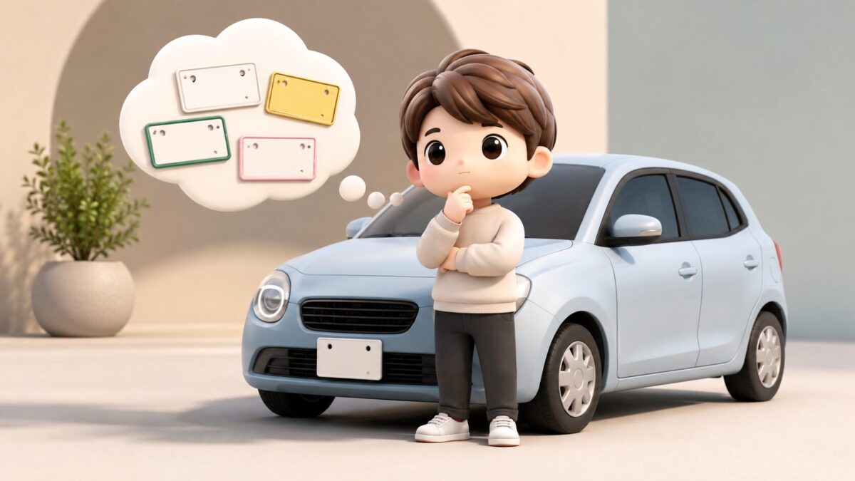 車購入で希望ナンバーが思いつかない！簡単に決めるアイデアと後悔しない対処法