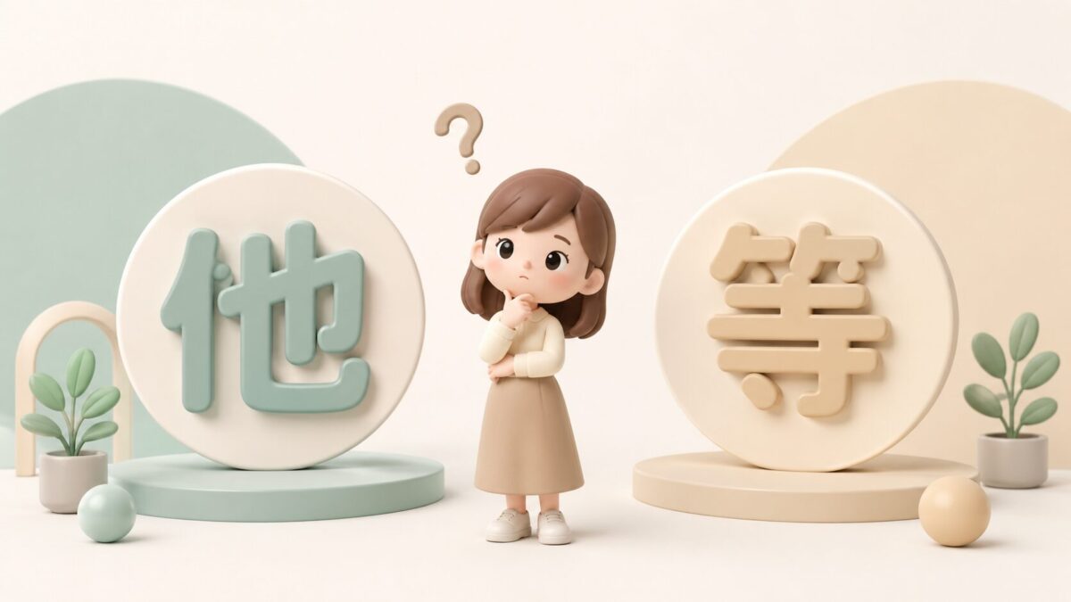 「他」と「等」の違いとは?正しい使い分け・意味・例文・言い換えを徹底解説