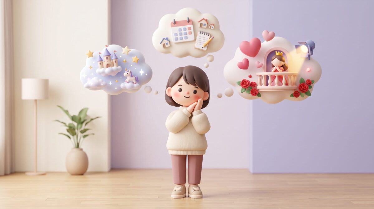 【比較表あり】想像・空想・妄想の違いとは?意味や正しい使い分け方を例文付きで解説