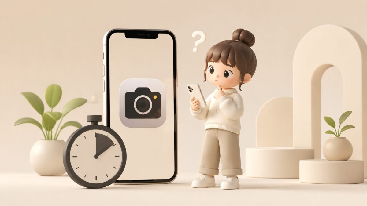 iPhoneのカメラタイマーがない?消えた時の出し方と連写の解除方法を徹底解説!