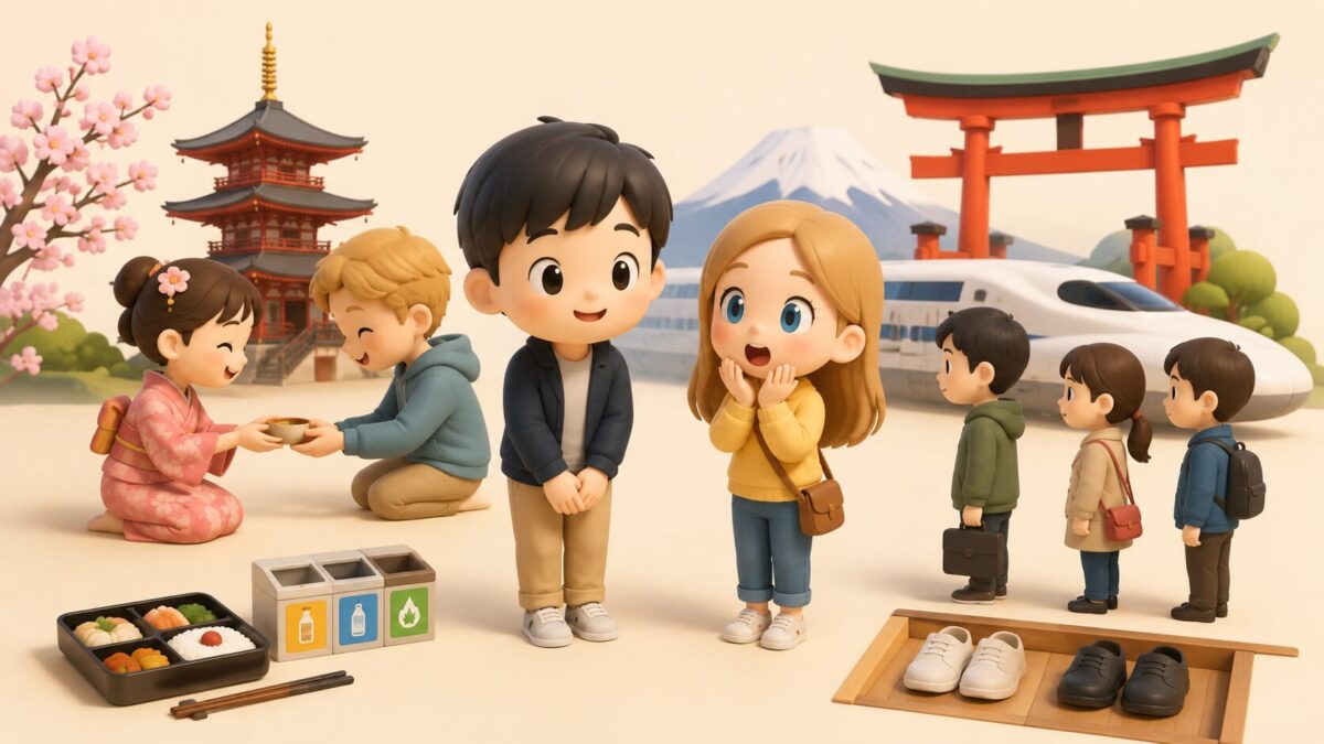 【海外との違い】日本にしかない文化・習慣・ルールとは？外国人が驚く独特なマナーを徹底解説