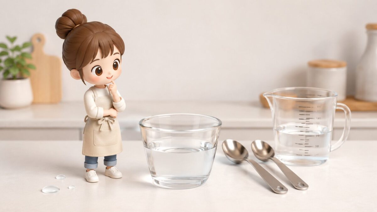 水50mlはどれくらい？大さじ何杯・何グラム・何ccかをわかりやすく解説！