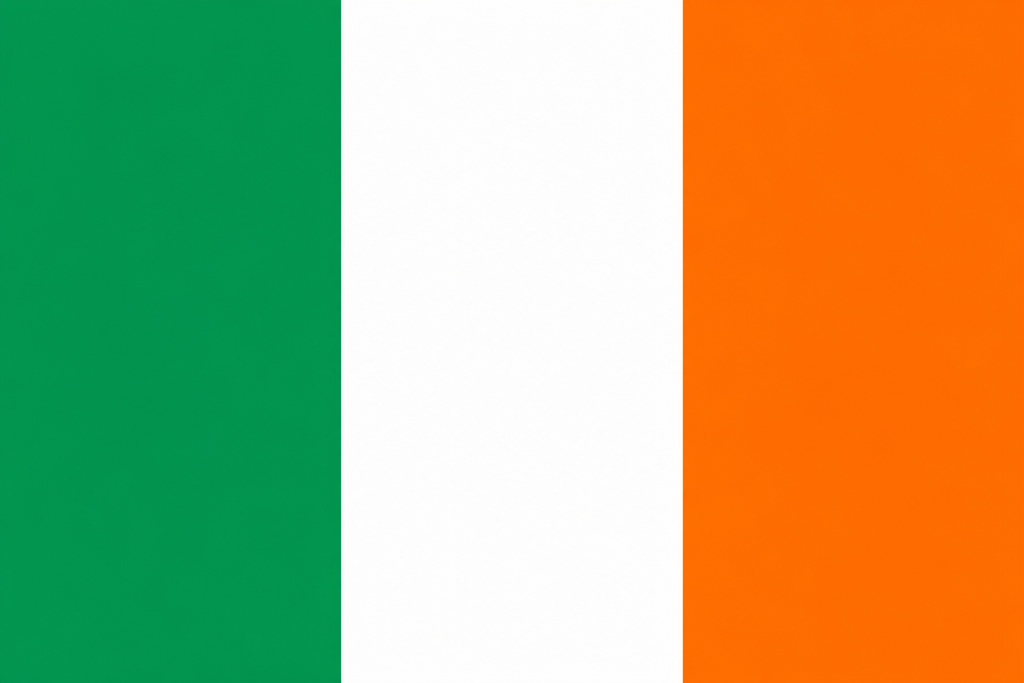 アイルランドの国旗も緑白赤に見えるのはなぜですか？