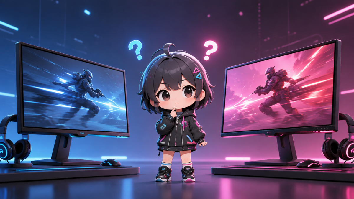 ゲーミングモニター応答速度1msと0.5msを比較!違いの体感と後悔しない選び方