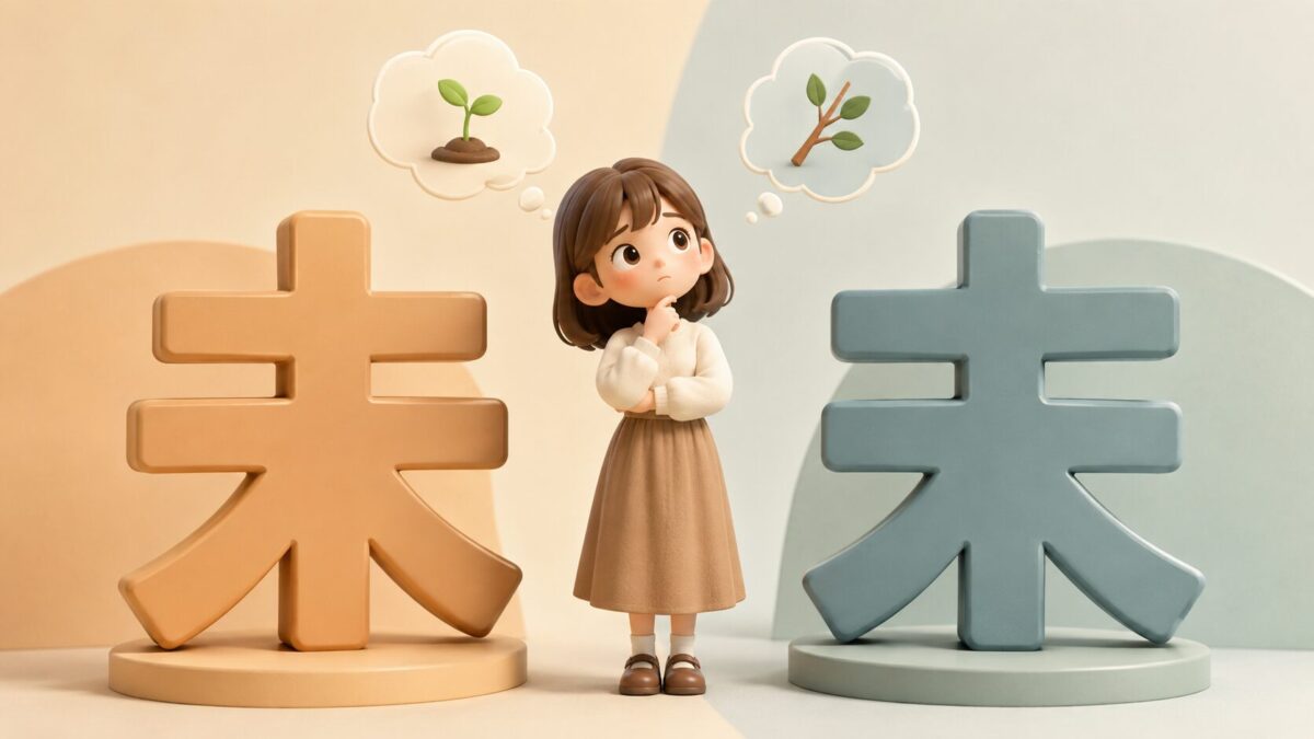 【完全網羅】「未」と「末」の違いは?意味・使い分け・読み方から覚え方まで徹底解説