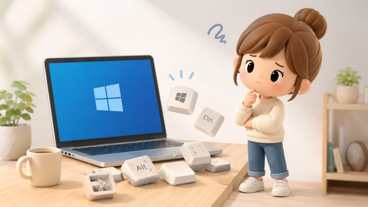Windowsのショートカットキーが使えない・効かない時の原因と対処法!完全解決マニュアル