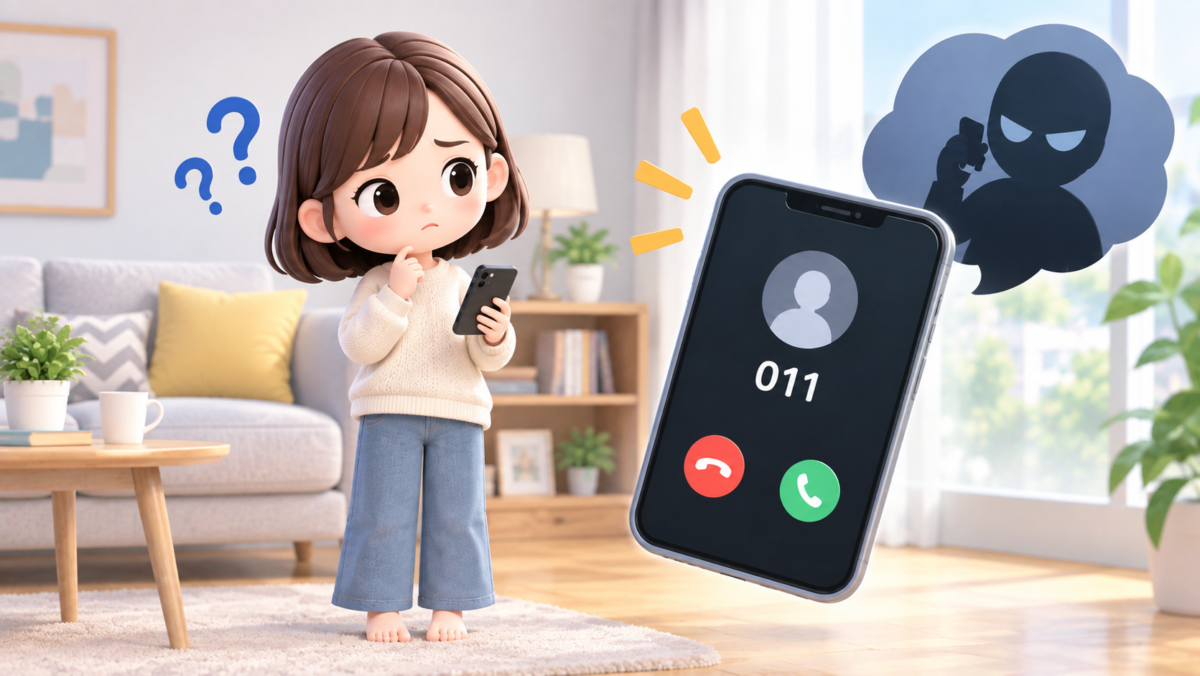 【011】からの着信は迷惑電話？市外局番の見分け方と安全な対処法