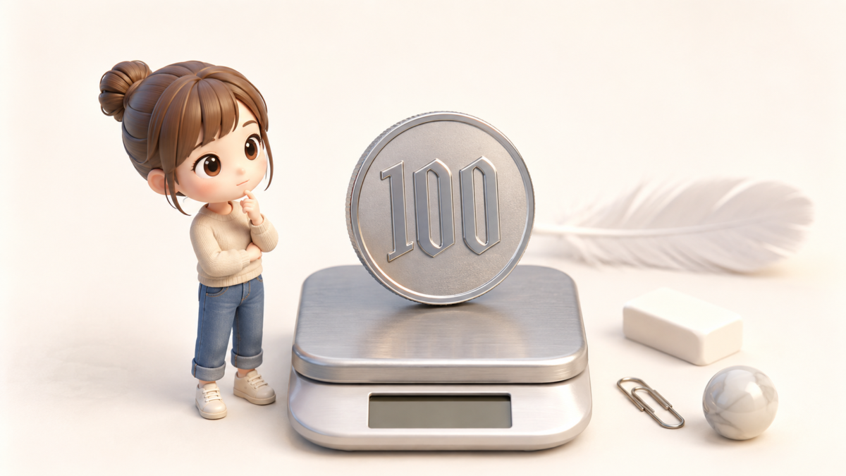 100円玉の重さは何グラム?どれくらいか身近な例でわかりやすく解説!