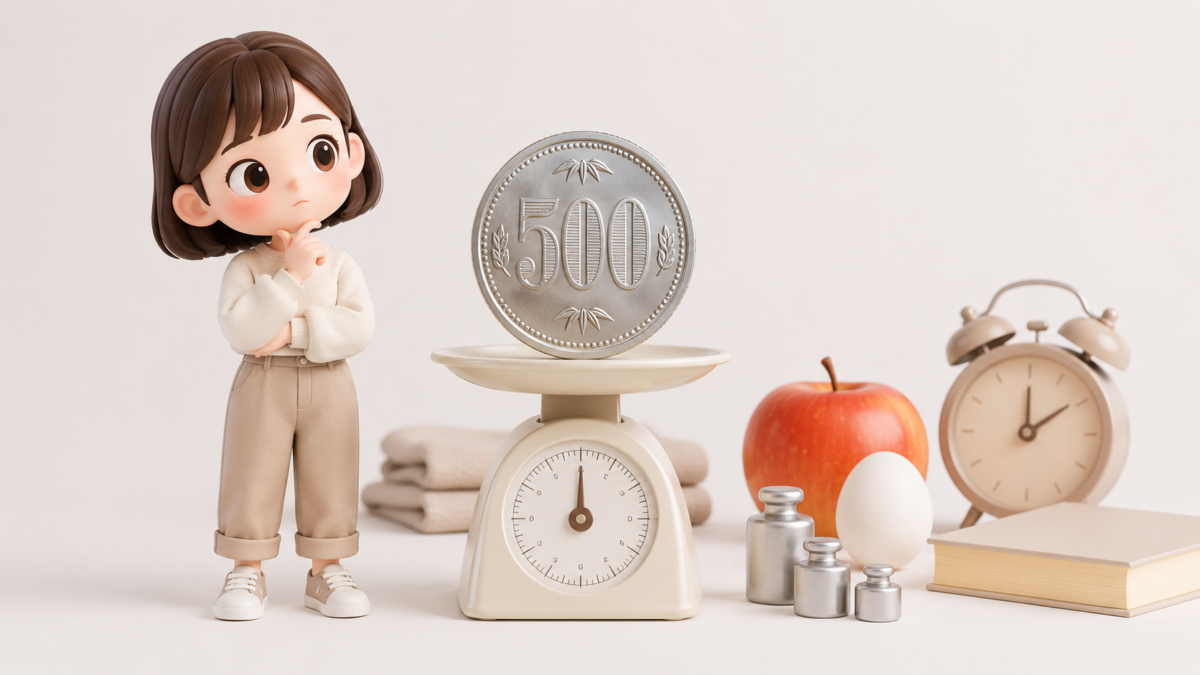 500円玉の重さは何グラム?どれくらいか身近な例や歴代硬貨との違いを解説