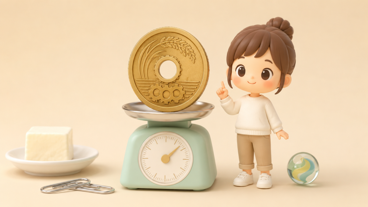 5円玉の重さは何グラム？どれくらいか身近な例や大量に集めた場合を徹底解説