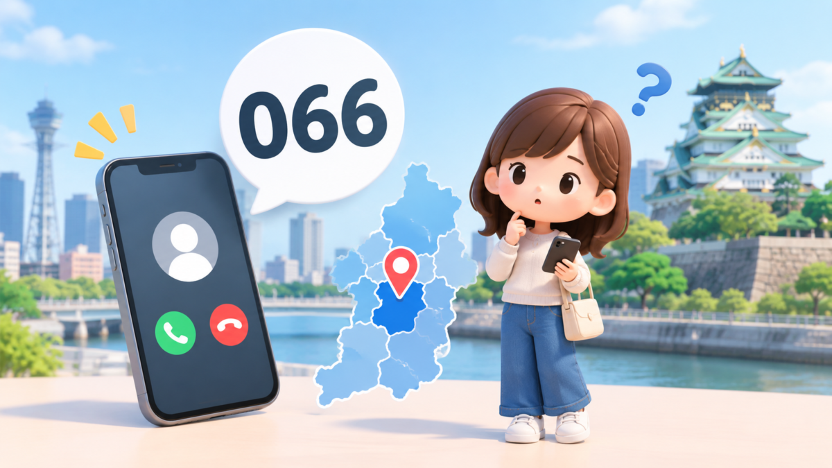 市外局番「066」はどこの番号？大阪府の対象地域と迷惑電話の可能性・対処法を徹底解説
