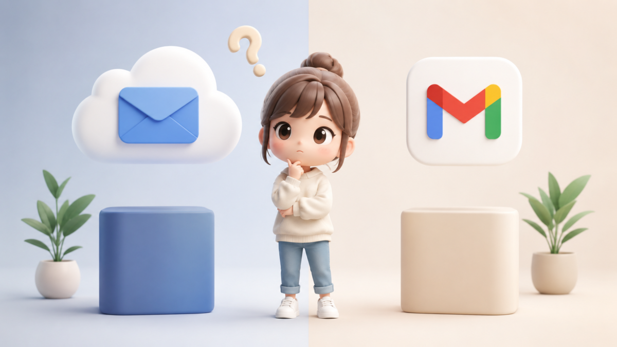 iCloudメールは使わないほうがいいのか?Gmailとどっちが良いか徹底比較