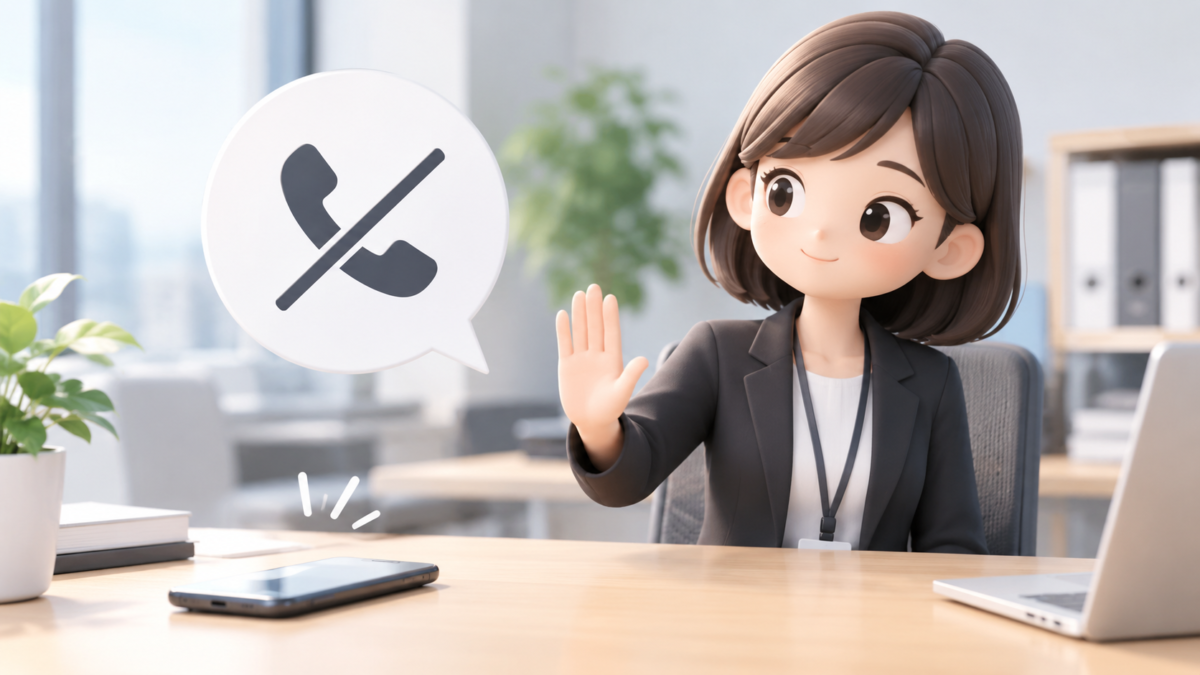 【ビジネスシーン】「電話に出ない」の丁寧な言い換え表現と状況別・例文集
