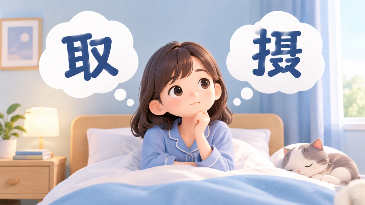 【解決】「睡眠をとる」の漢字は取る・摂るどっち？正しい使い方と使い分けを解説