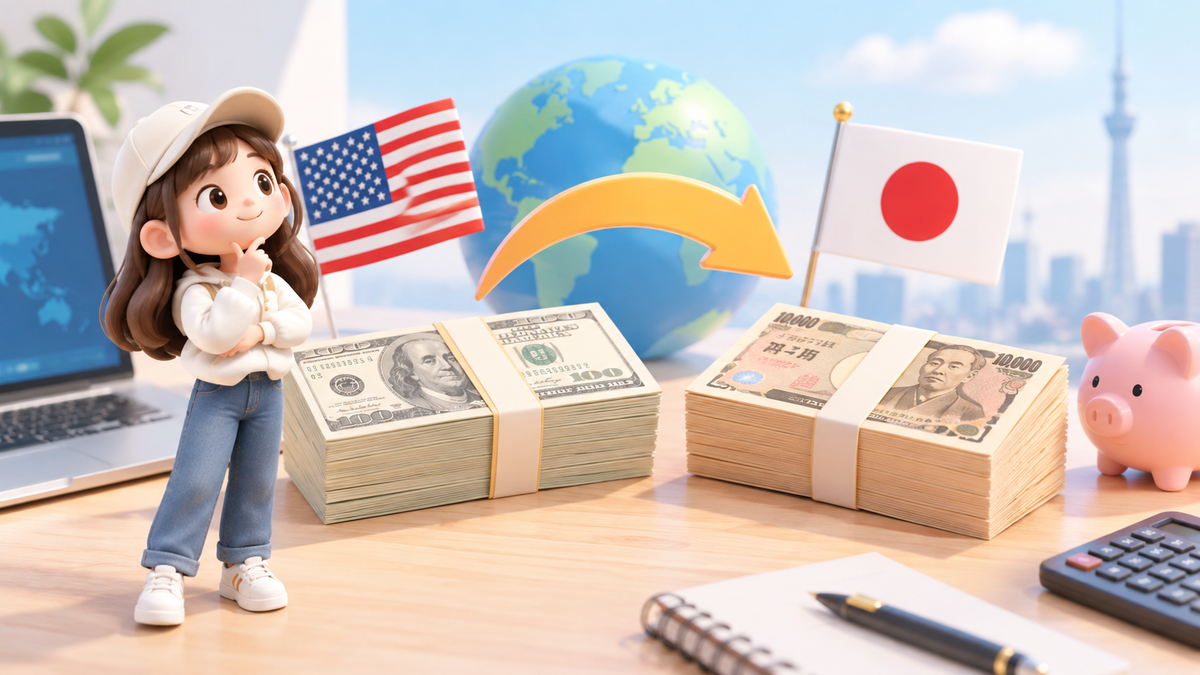 25万ドルは日本円でいくら?レート別換算額とFDIC・送金の注意点