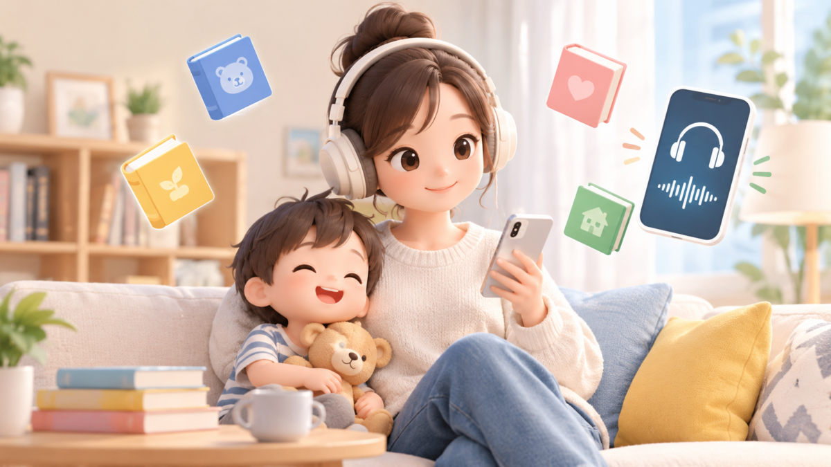 Audible聴き放題のおすすめ子育て本14選|育児の悩み別に紹介