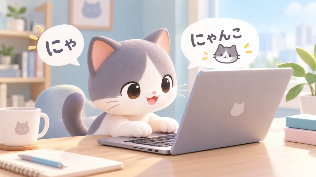 パソコンで「にゃ」「にゃんこ」をローマ字入力する方法！タイピングを早くするコツや正しい表記も解説