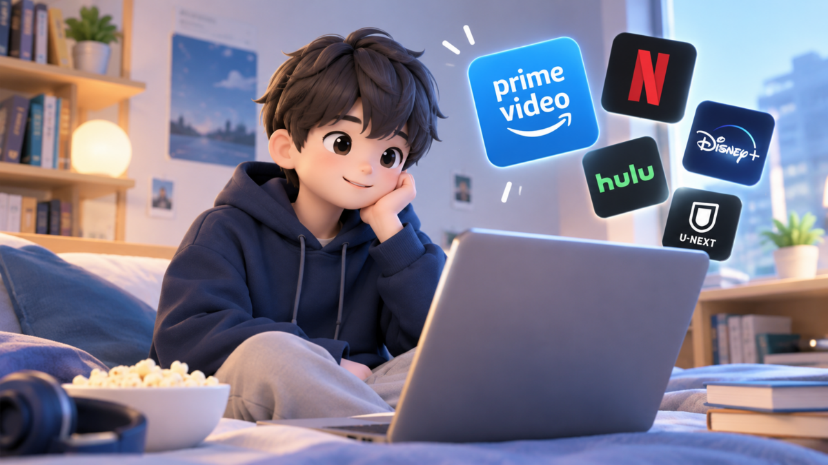 学生におすすめの動画配信サブスク比較｜アマプラ学割の特典と注意点